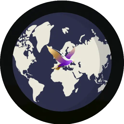 Animated logo for the UAE Golden Visa Hub for Freelancers